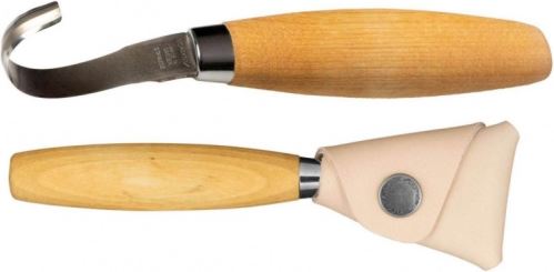Morakniv Hook Knife 162 (S) Double Edge + Leather Sheath řezbářský nůž